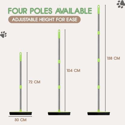 FurSweep™ Pet Hair Rubber Broom